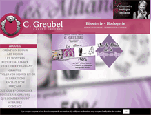 Tablet Screenshot of bijouterie-greubel.fr